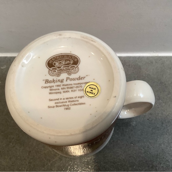 Vintage Watkins Baking Powder Heritage Collection 1992 Coffee/Tea 12oz Mug - Picture 7 of 7